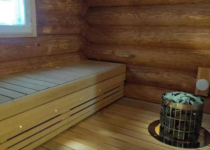 Spacious For 8 With Sauna شقة *